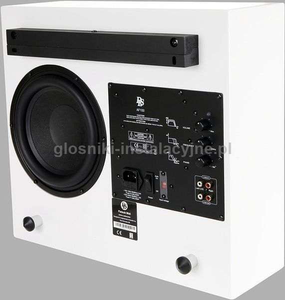 DLS FLATSUB MIDI subwoofer / naścienny White Satin