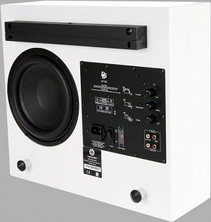 DLS FLATSUB MIDI subwoofer / naścienny White Satin