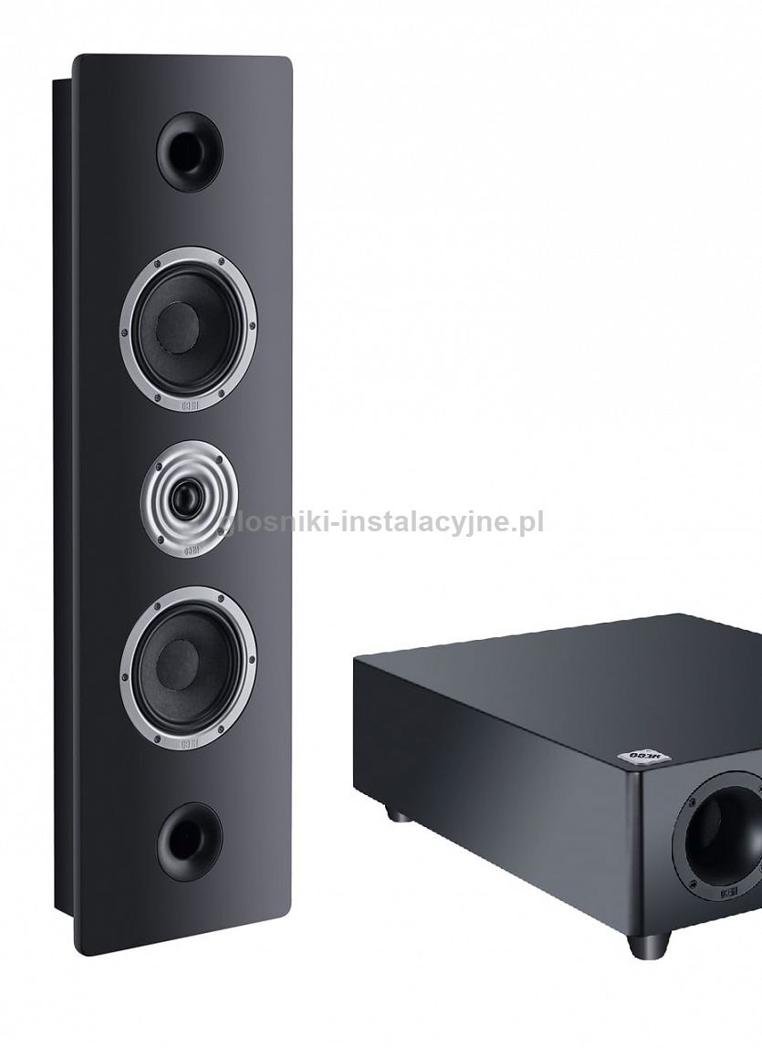 Heco Ambient 44F/88F / zestaw 2.1 / naścienny  Black