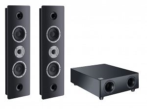 Heco Ambient 44F/88F / zestaw 2.1 / naścienny  Black
