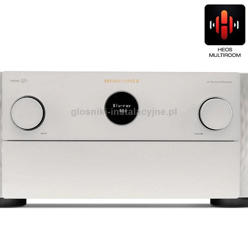 Marantz Cinema 40 amplituner z Alexa, AirPlay i HEOS Silver Gold