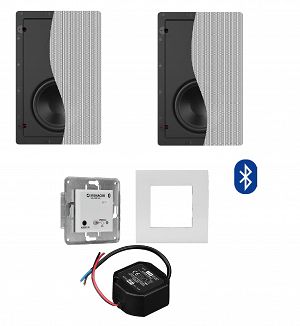 Monacor IWA-05BT/WS / Klipsch CS-16W / Bluetooth / ściana