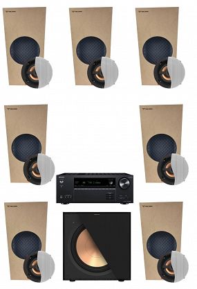 Nagłośnienie sufitowe Klipsch PRO-18RC kino domowe Atmos 5.1.2