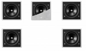 Kef Ci160QS kino domowe 5.0 / sufit / ściana