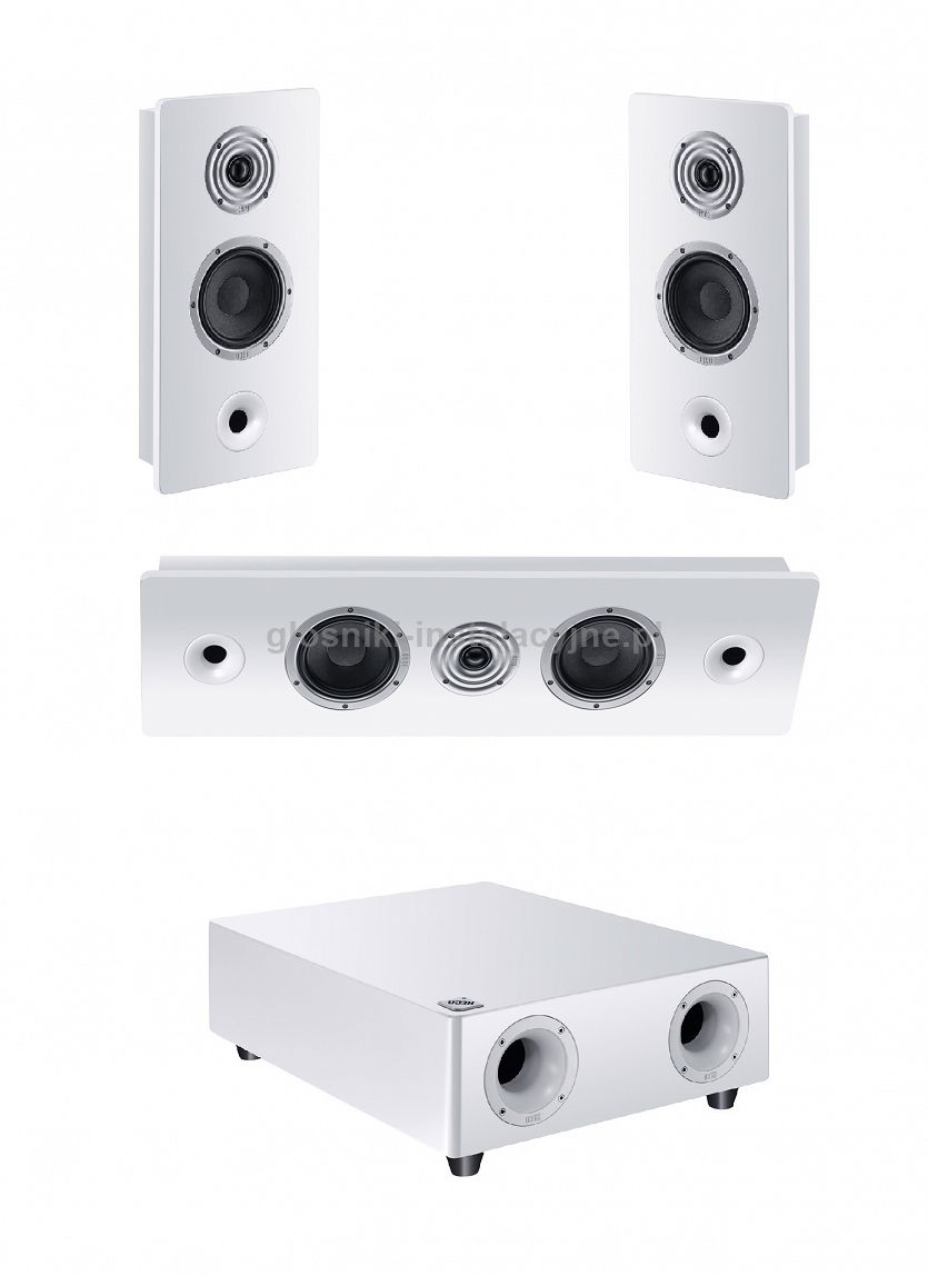 Heco Ambient 22F/11F/88F kino domowe 5.1 / naścienne White