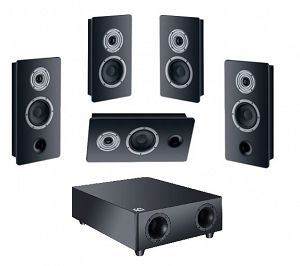 Heco Ambient 22F/11F/88F kino domowe 5.1 / naścienne Black