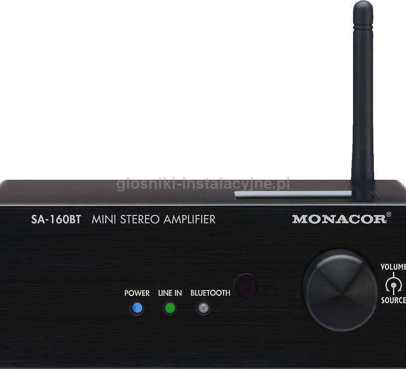 Monacor SA-160BT wzmacniacz stereo z Bluetooth