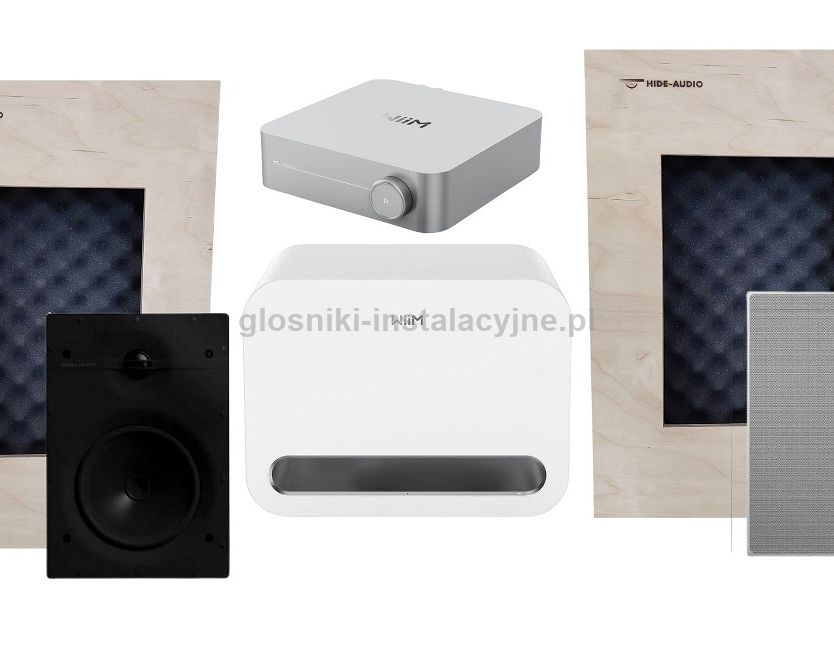 Zestaw nagłośnienia stereo 2.1 Bowers&Wilkins CWM362 ścienne głośniki