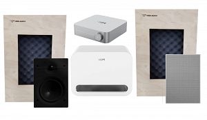 Zestaw nagłośnienia stereo 2.1 Bowers&Wilkins CWM362 ścienne głośniki