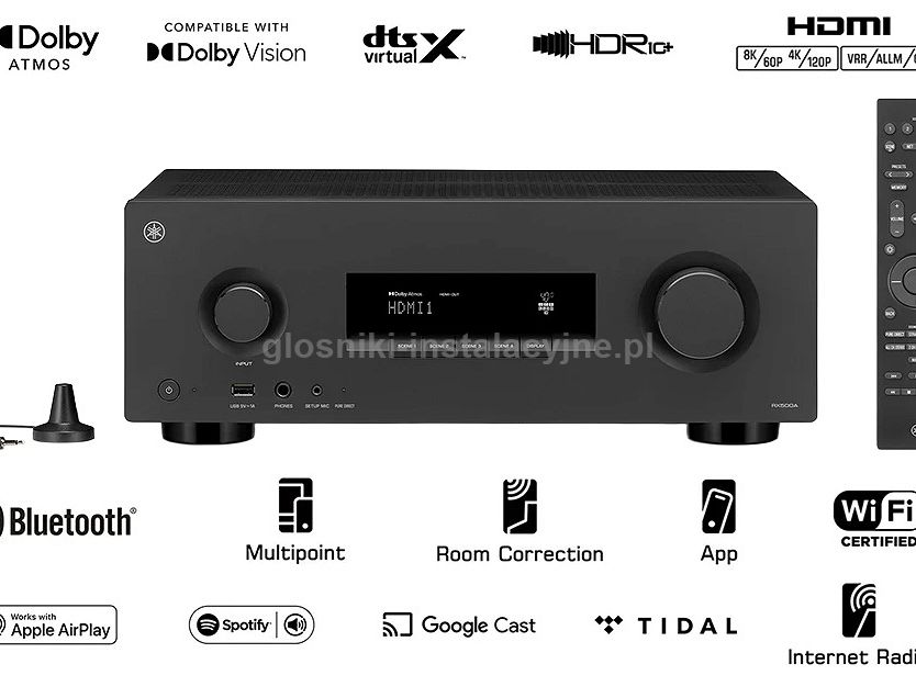 Yamaha RX500A amplituner kina domowego 7.2