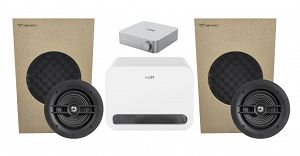 Zestaw nagłośnienia stereo 2.1 JBL Stage 280C sufitowe głośniki