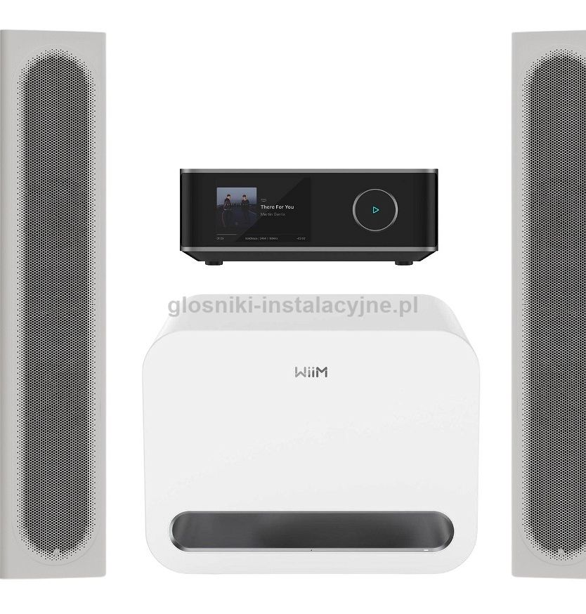 Zestaw nagłośnienia stereo 2.1 Monitor Audio 4G on-wall Radius naścienne głośniki
