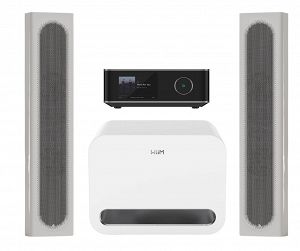 Zestaw nagłośnienia stereo 2.1 Monitor Audio 4G on-wall Radius naścienne głośniki