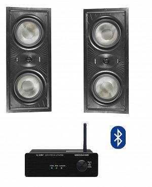Melodika BLI6LCR / Monacor SA-160BT / Bluetooth / ściana