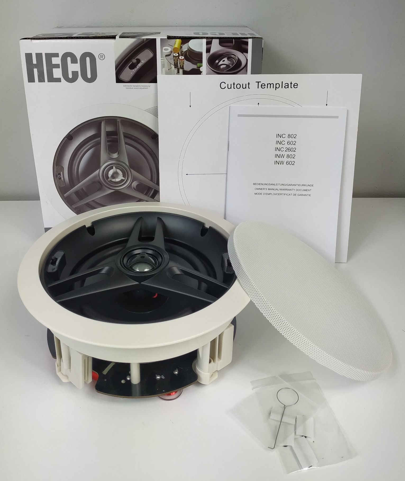 Heco INC 602 box zawartość opakowania