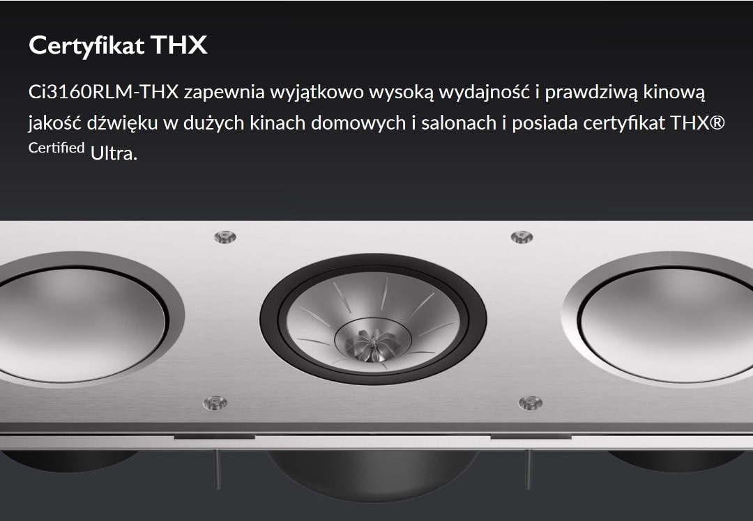 Kef Ci3160RLM-THX głośnik ścienny