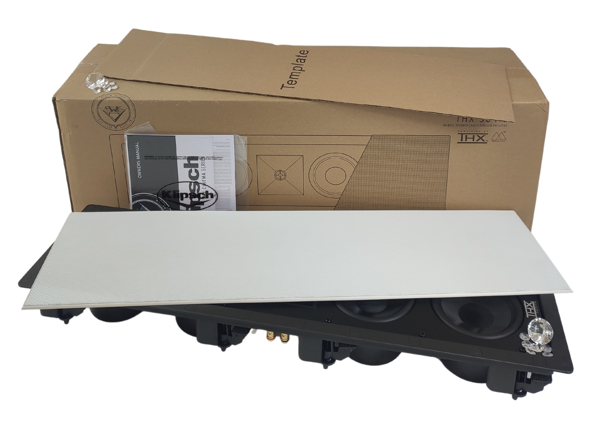 Klipsch THX-504-L zawartość opakowania box