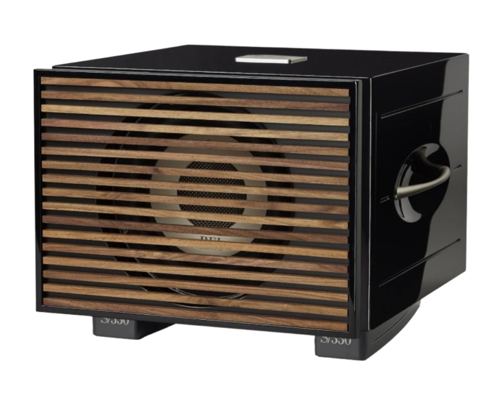 Rel S/550 subwoofer z maskownicą Woden grille