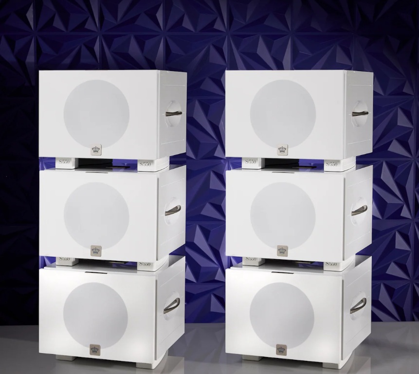 Rel S/550 Piano White subwoofer aktywny