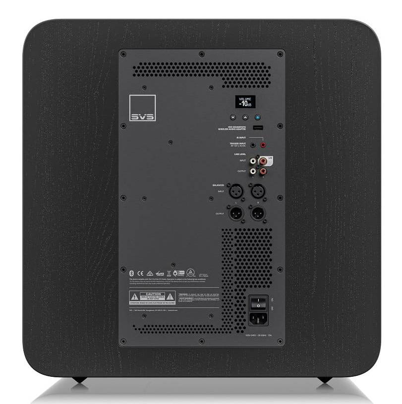 SVS SB-17 Black Oak subwoofer aktywny back