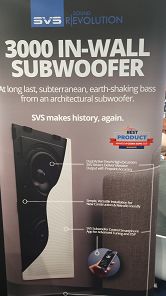 SVS SB-3000 inwall subwoofer