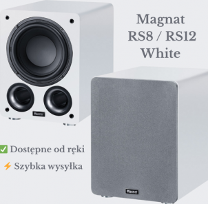 Subwoofery Magnat RS8 / RS12 White – potężny bas w eleganckim wydaniu